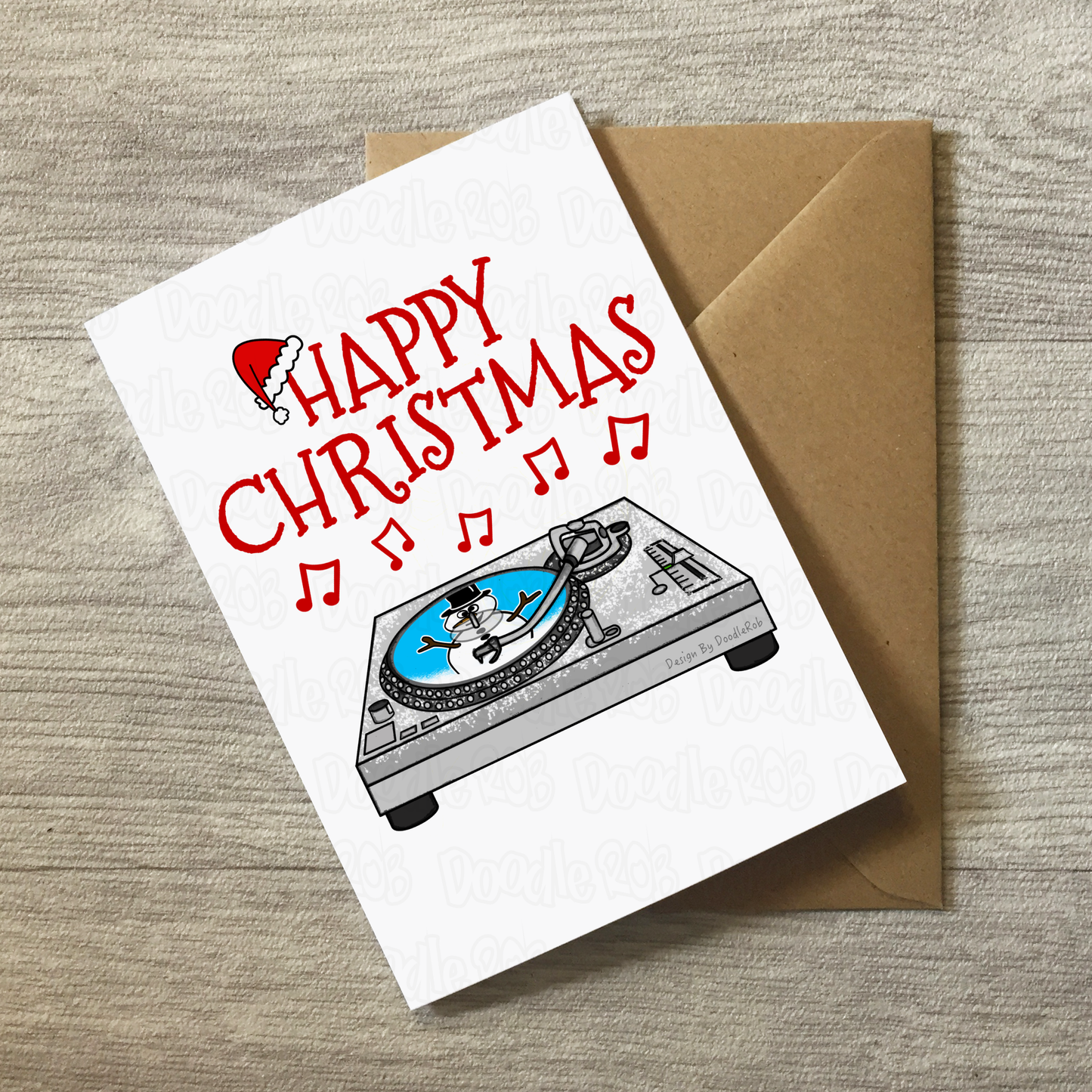 DJ Christmas Card - Music Producer Greeting Card - Musician Xmas Card