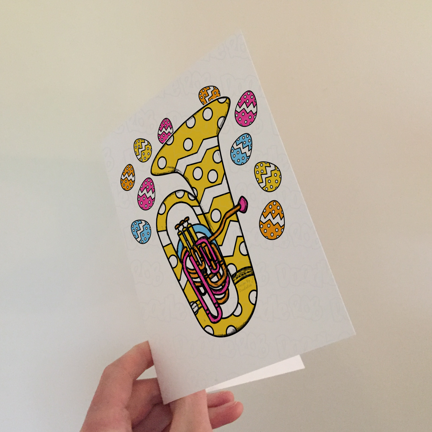 Tuba Easter Card - Tubaist Easter Card - Brass Musician Card