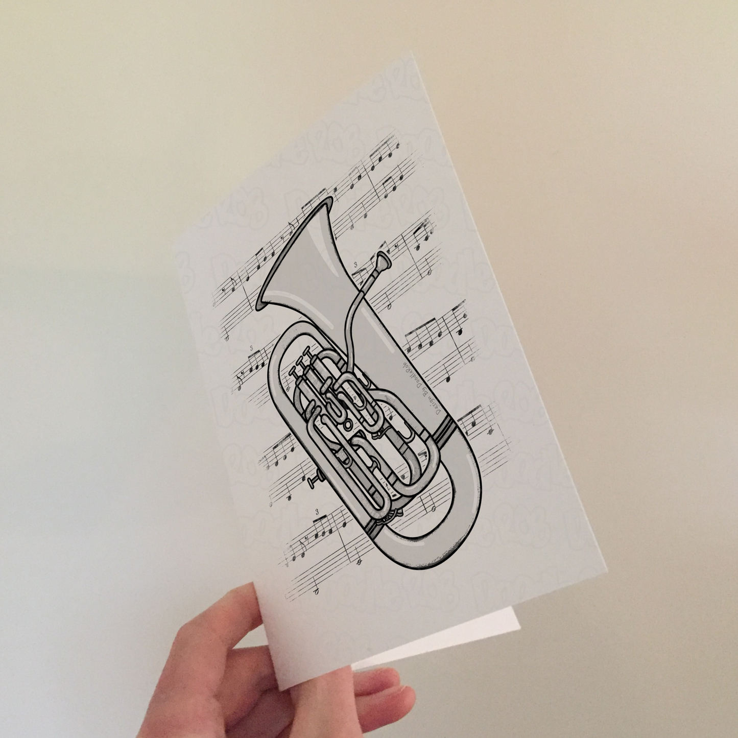 Euphonium Greeting Card - Euphoniumist Birthday Card - Brass Musician Card