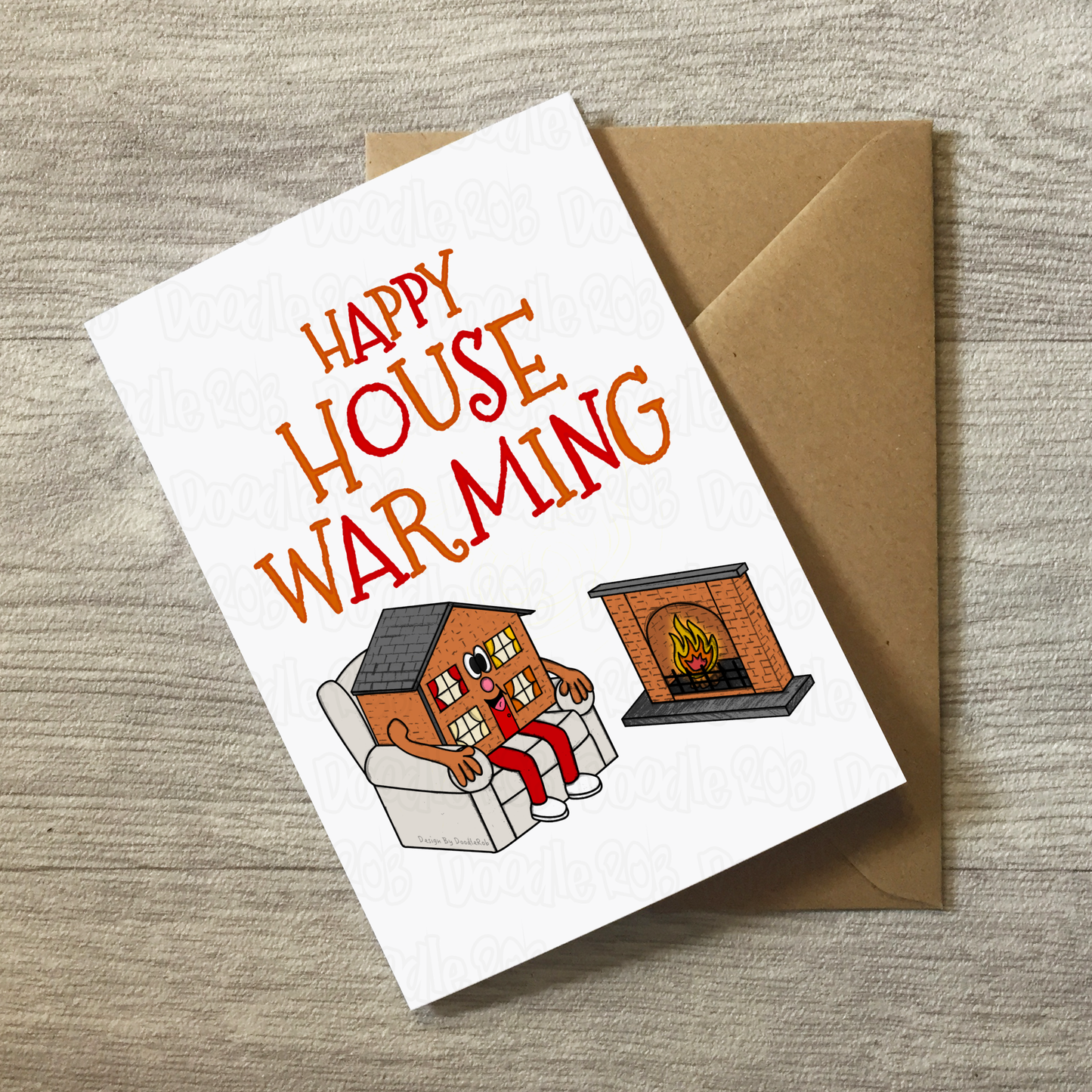 Funny Housewarming Card - Happy House Warming - New Home Greeting Card