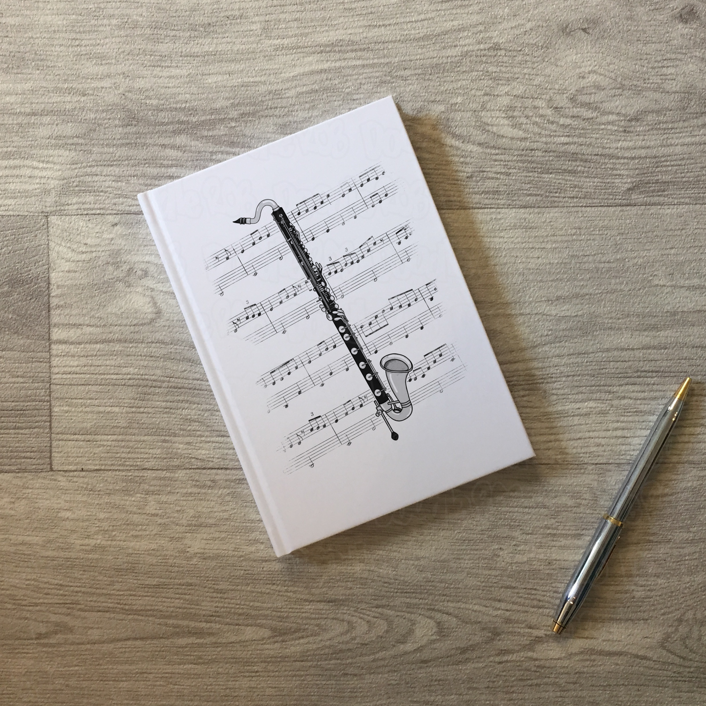 Bass Clarinet Journal - Bass Clarinetist Gift - Woodwind Musician Notebook