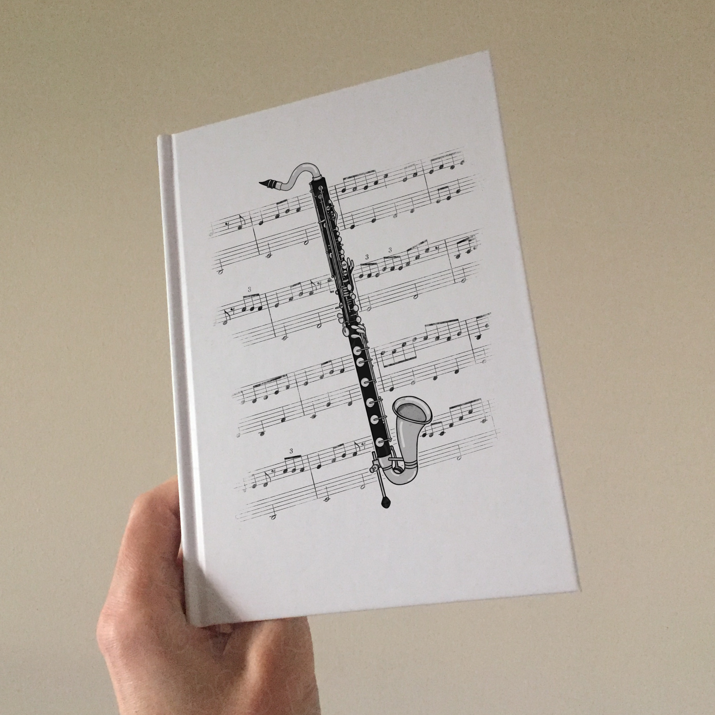 Bass Clarinet Journal - Bass Clarinetist Gift - Woodwind Musician Notebook