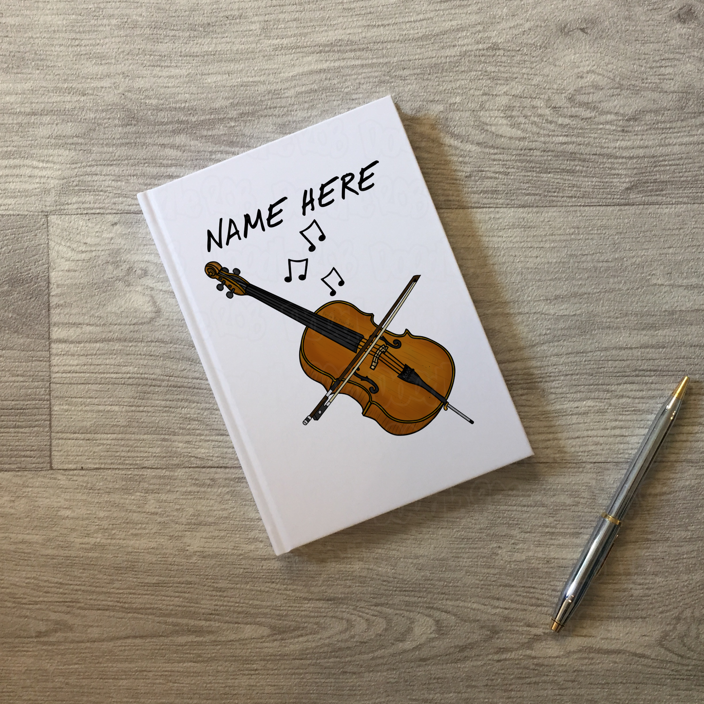 Cello Personalised Journal - Gift For Cellist - Cello Student Gift