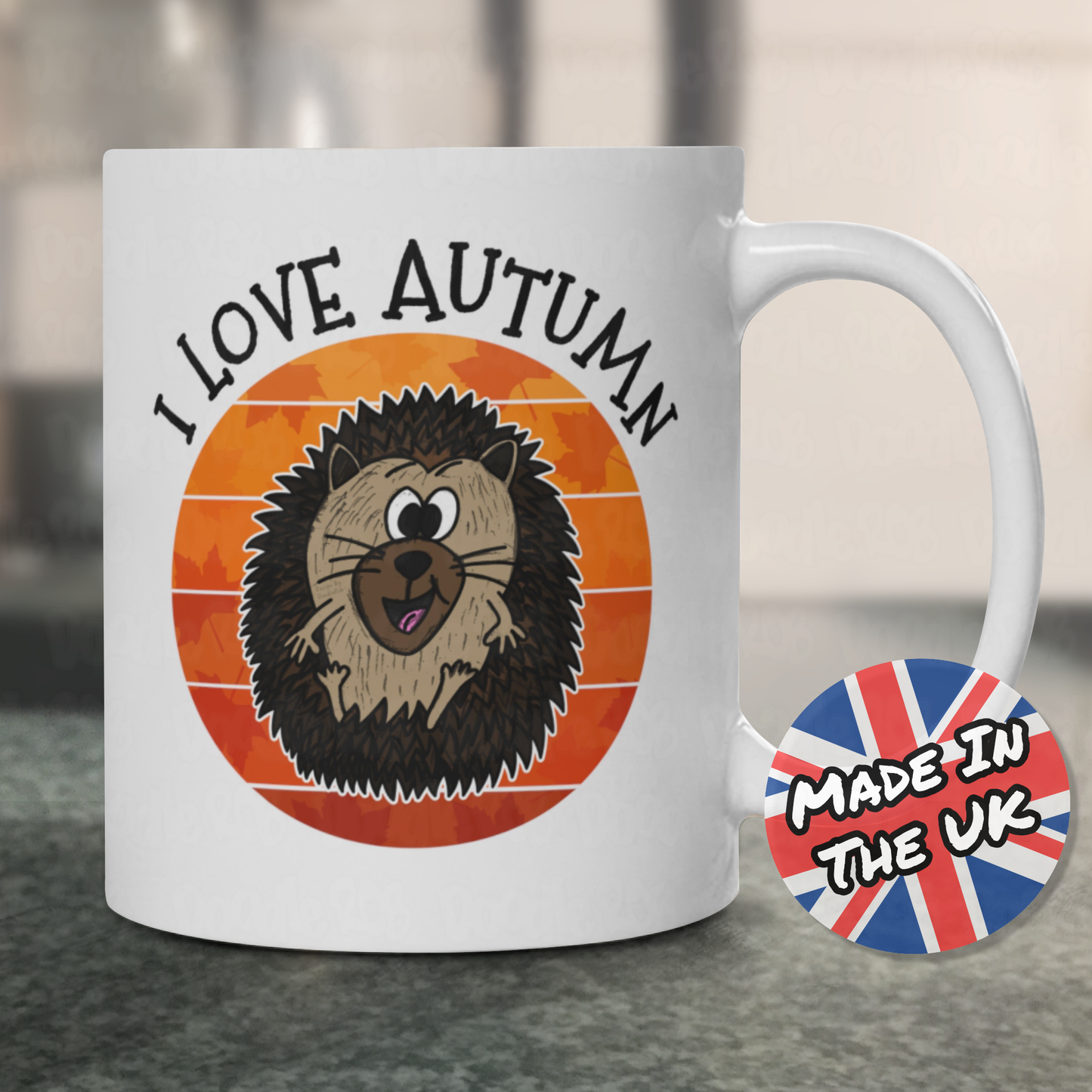 Autumn Hedgehog Mug - Nature Lover Mug - Autumn Gift For Her