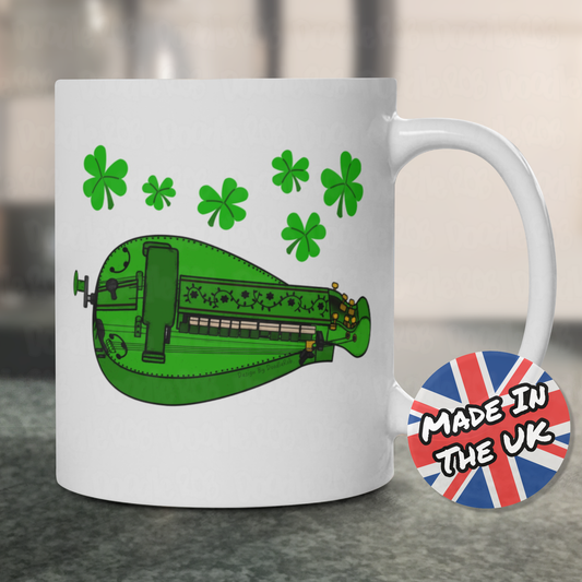 Hurdy Gurdy Mug - Gift For Gurdyist - Folk Musician Mug - St Patrick's Day Gift