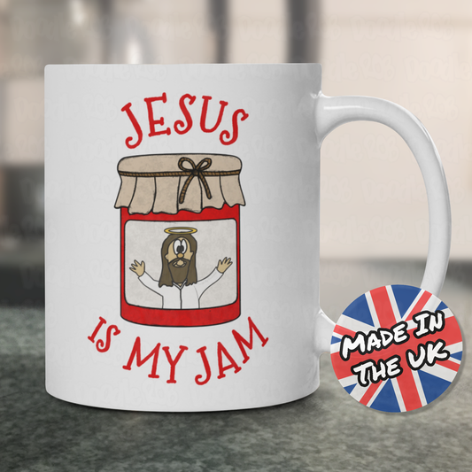 Jesus Is My Jam Mug - Christian Gift For Baker - Funny Church Gift