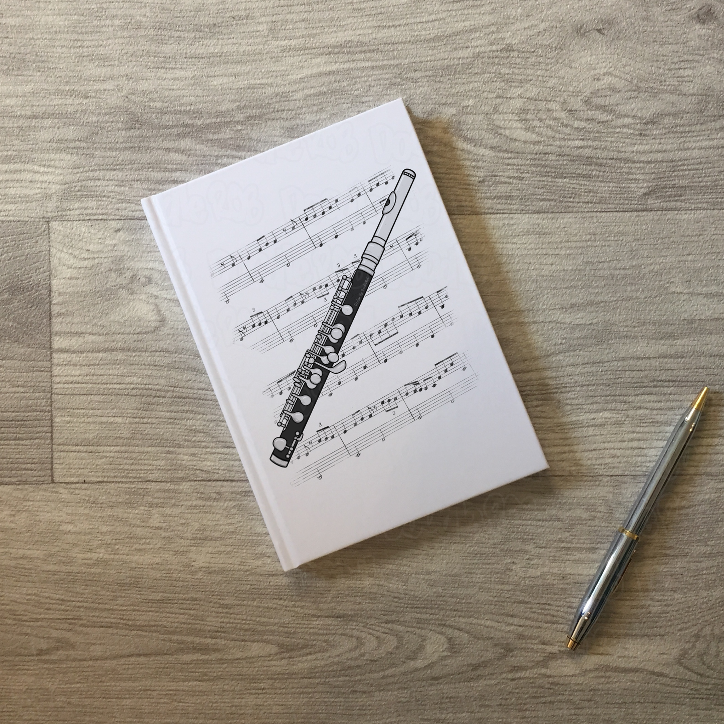 Piccolo Player Journal - Piccoloist Notebook - Woodwind Musician Gift