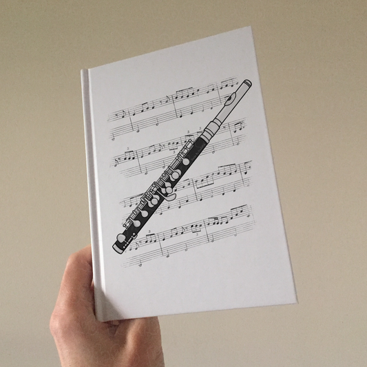 Piccolo Player Journal - Piccoloist Notebook - Woodwind Musician Gift