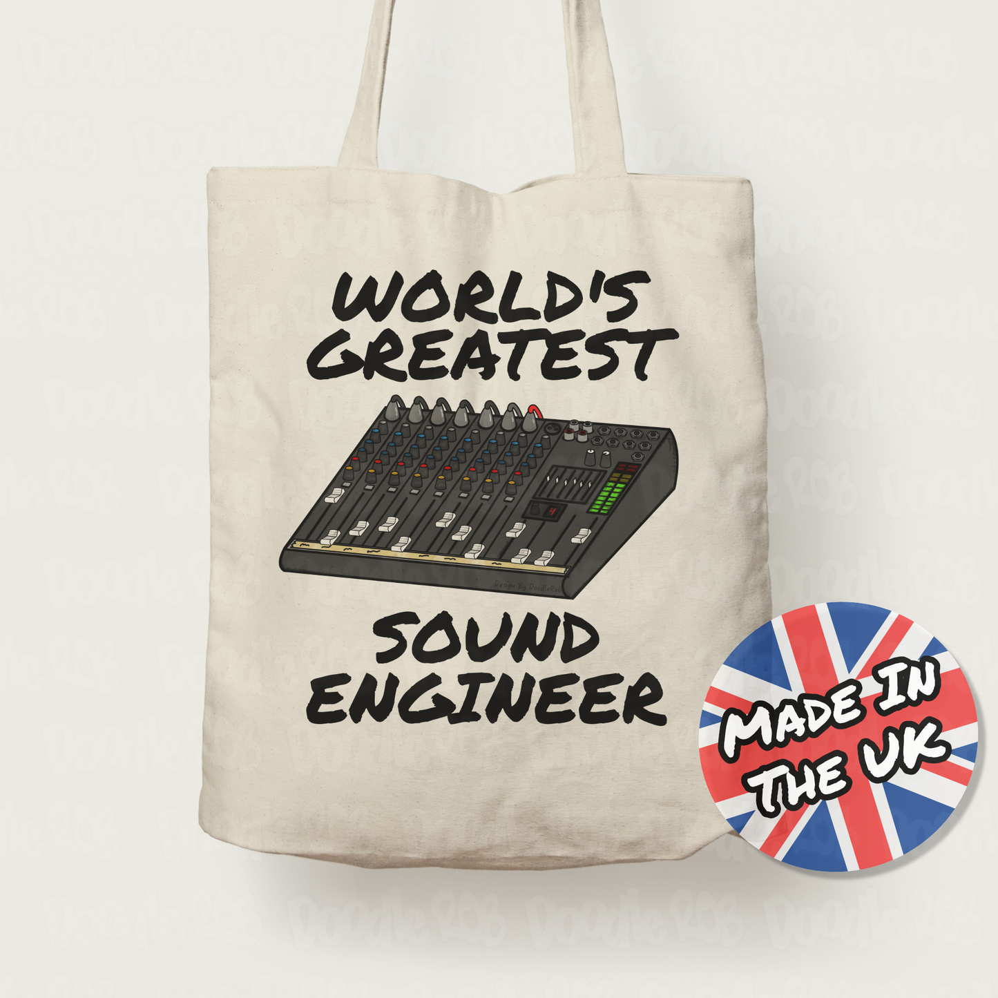 Sound Engineer Tote Bag - World's Greatest Sound Engineer - Sound Guy Gift - Gift For Sound Girl