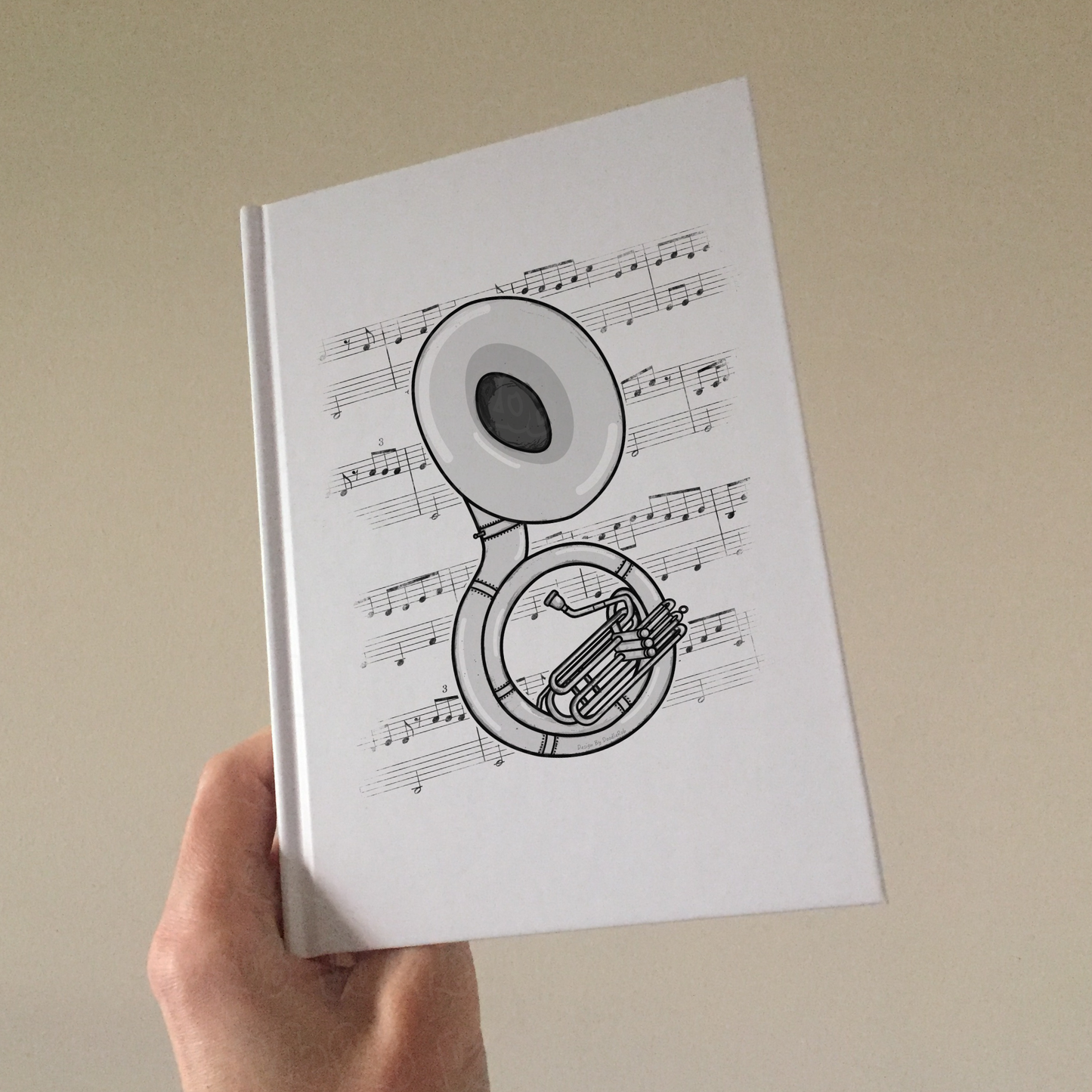 Sousaphone Lined Journal - Sousaphonist Notebook - Brass Musician Gift