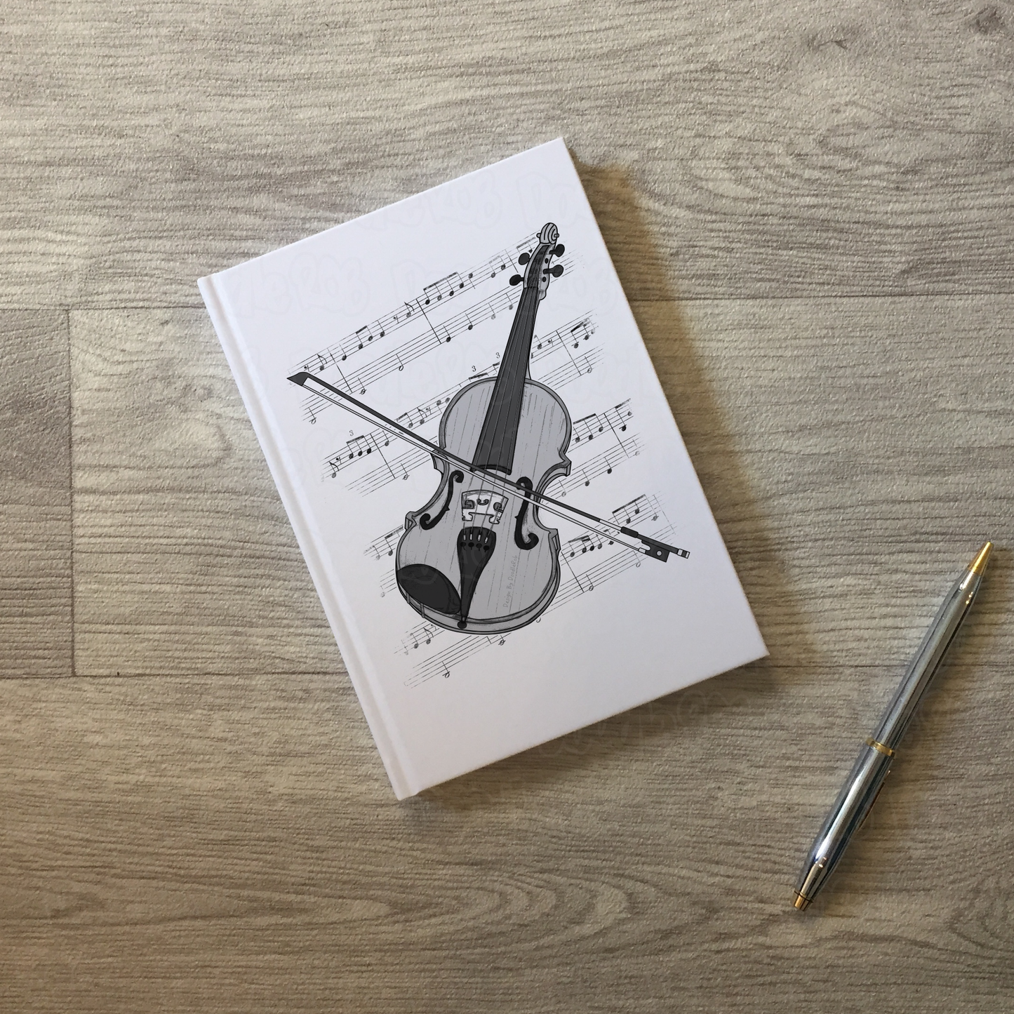 Violin Lined Journal - Violinist Notebook - String Musician Gift