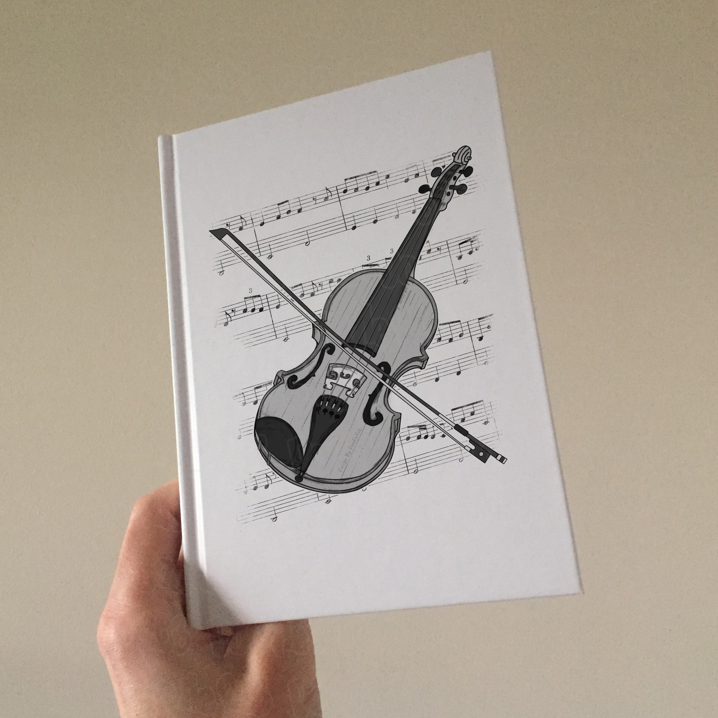 Violin Lined Journal - Violinist Notebook - String Musician Gift