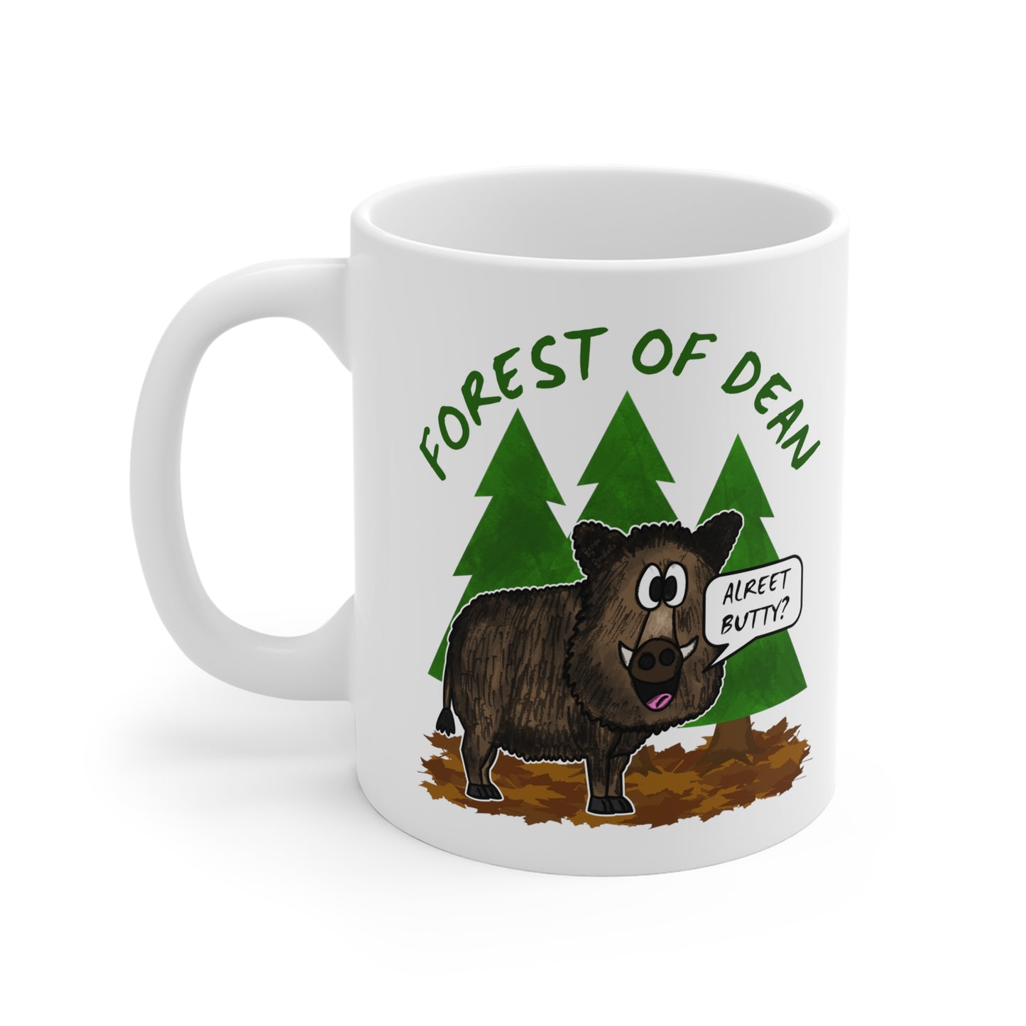 Forest Of Dean Mug - Wild Boar Mug - Gloucestershire Gift