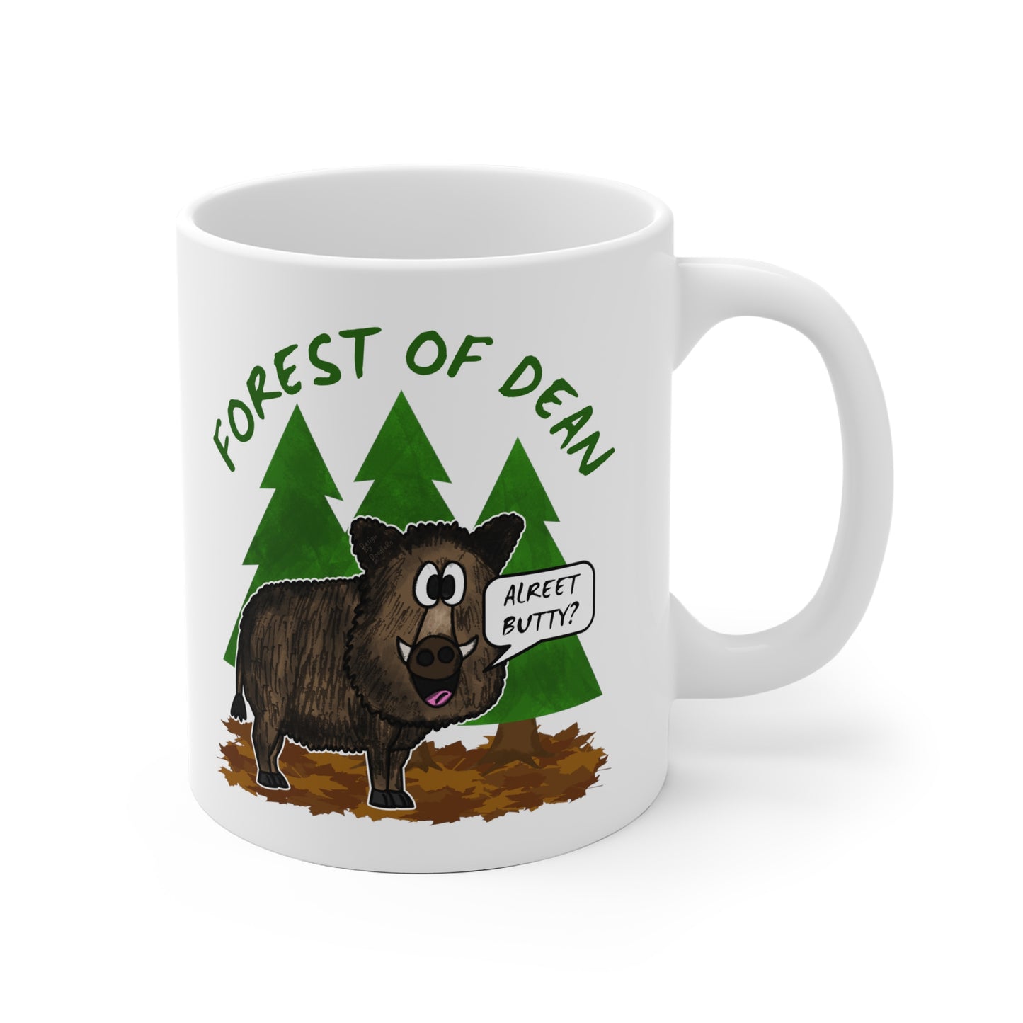 Forest Of Dean Mug - Wild Boar Mug - Gloucestershire Gift