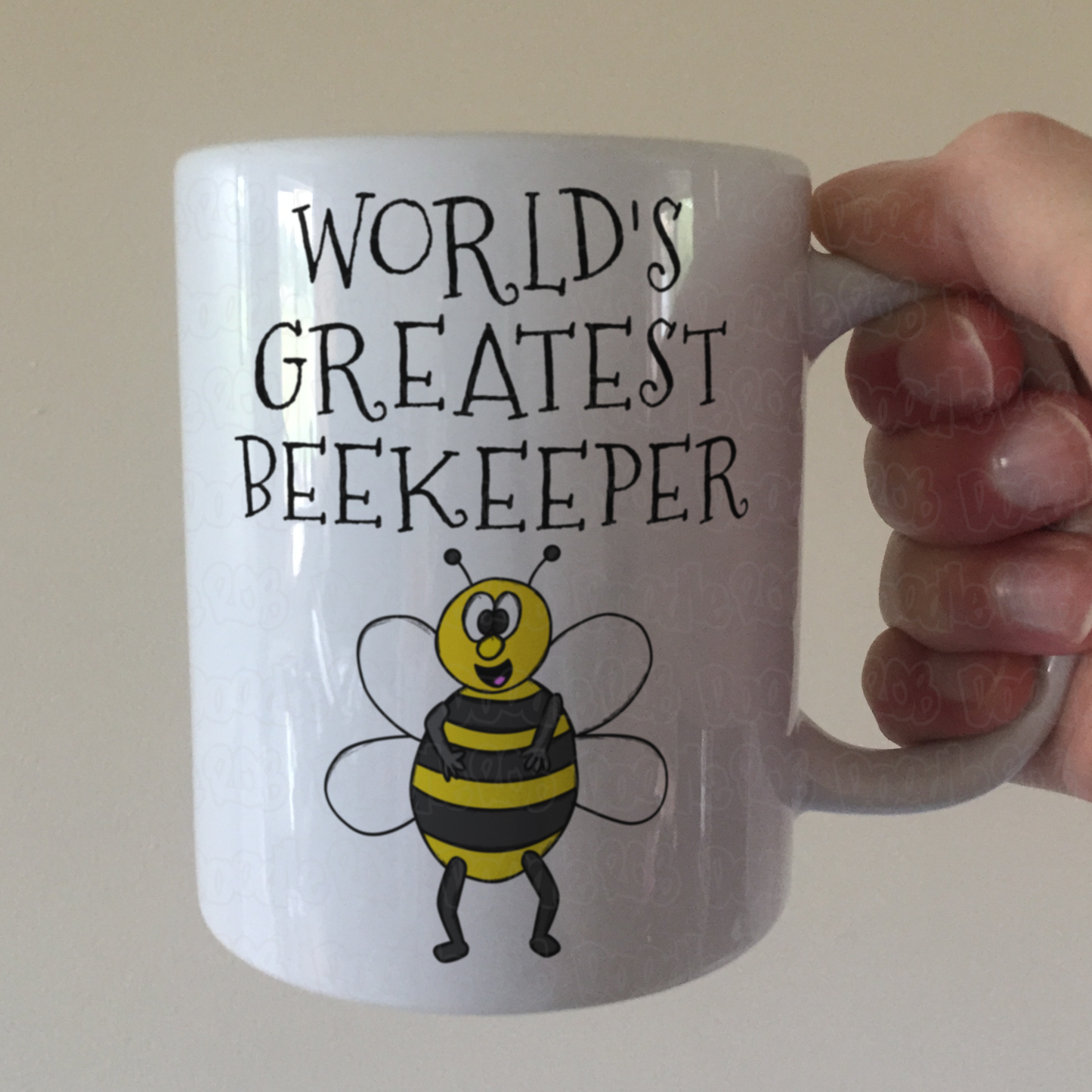 Funny Beekeeper Mug - World's Greatest Beekeeper - Gift For Apiarist - Cute Bee Mug