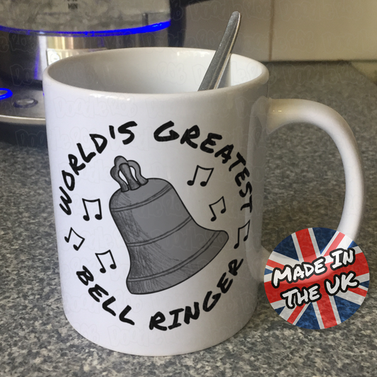 Bell Ringer Mug - World's Greatest Bell Ringer - Church Musician Gift