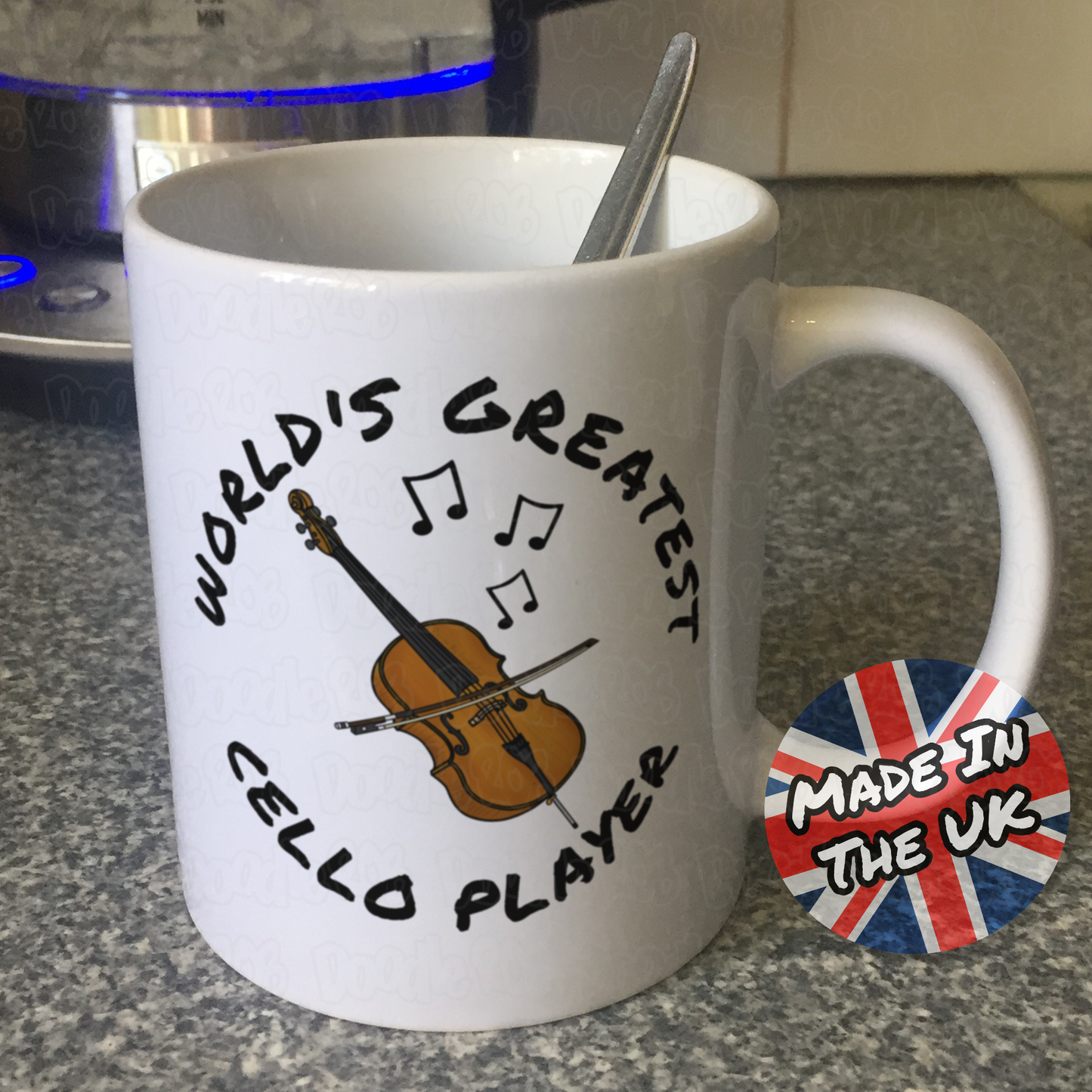 Cellist Mug - World's Greatest Cello Player - String Teacher Gift