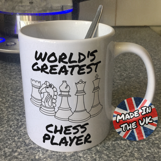 Chess Player Mug - World's Greatest Chess Player - Funny Chess Gift