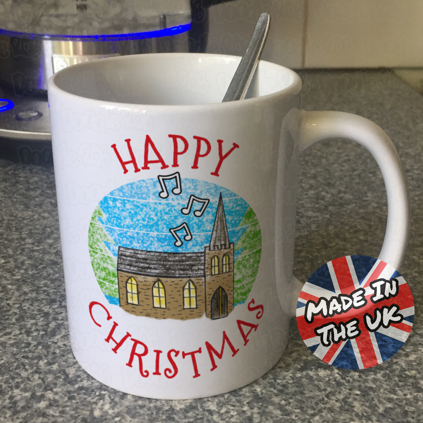 Church Christmas Mug - Christian Minister Mug - Gift For Vicar - Church Choir Gift