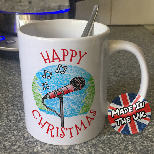 Vocalist Christmas Mug - Singer Xmas Mug - Musician Christmas Gift