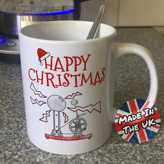 Physics Christmas Mug - Xmas Gift For Physicist - Science Teacher Gift