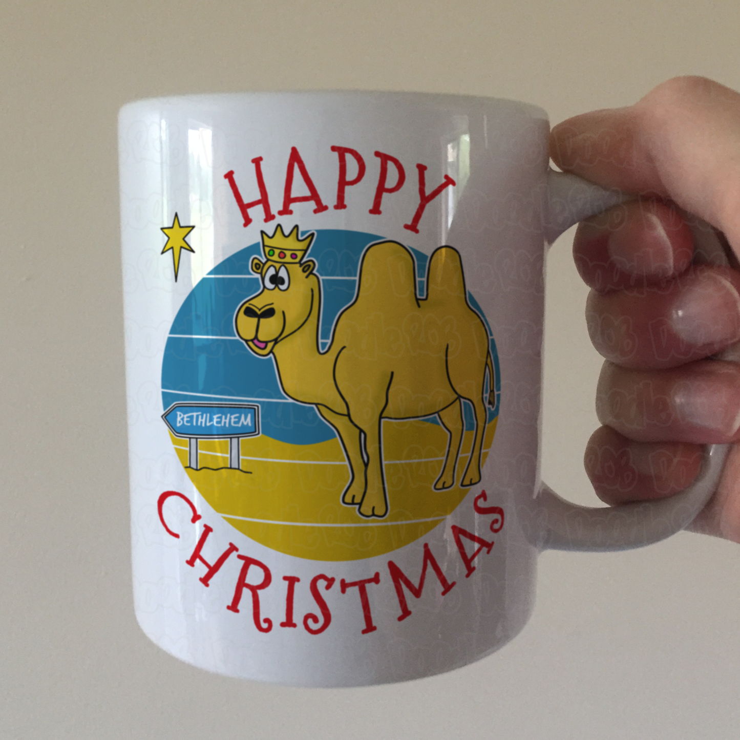 Christmas Camel Mug - Nativity Christmas Gift - Church Christmas Mug