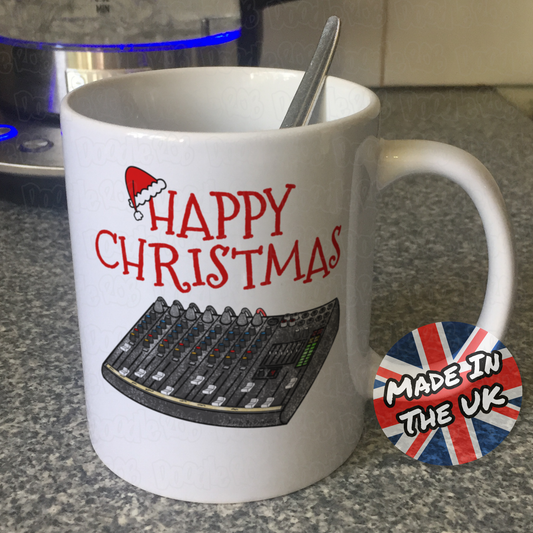 Sound Engineer Christmas Mug - Xmas Gift For Sound Guy - Audio Engineer Gift