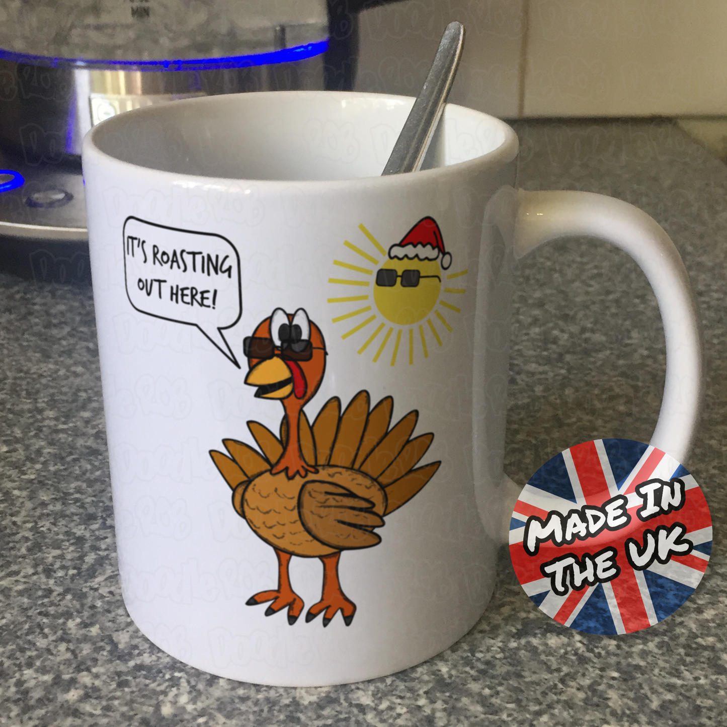 Christmas Turkey Mug - Christmas In July Mug - Summer Xmas Gift - Funny Christmas Mug