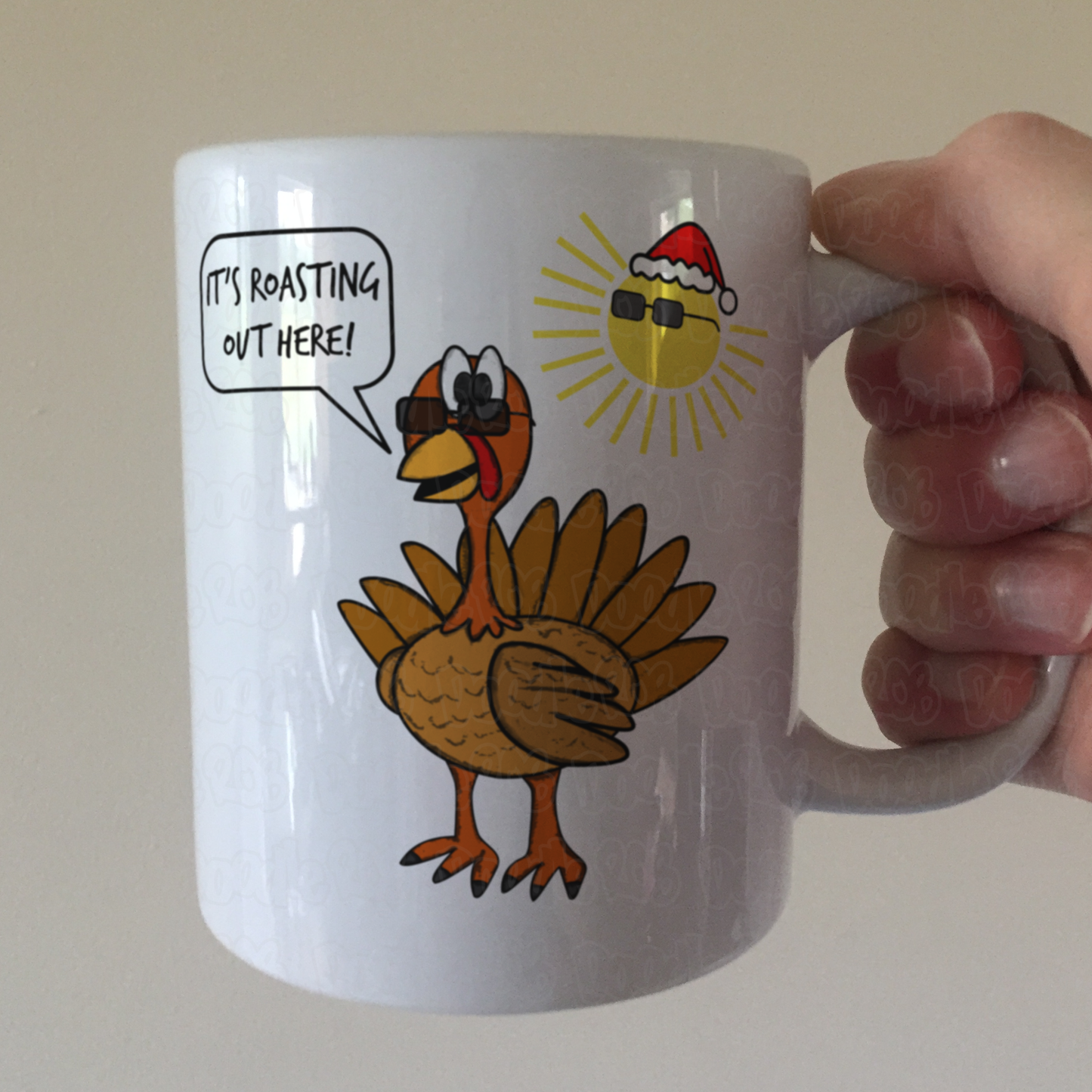 Christmas Turkey Mug - Christmas In July Mug - Summer Xmas Gift - Funny Christmas Mug