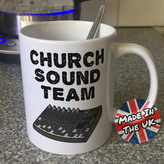 Church Sound Team Mug - Christian Sound Engineer - Church Sound Guy Gift