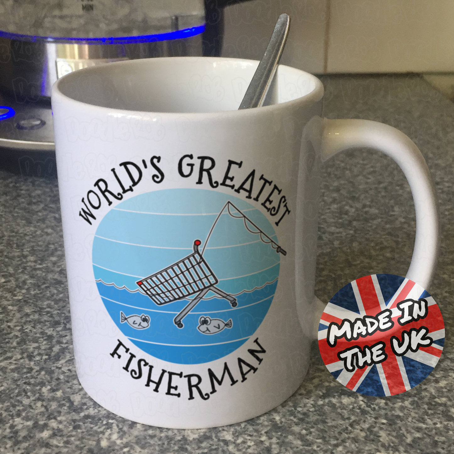 Funny Fishing Mug - World's Greatest Fisherman - Retirement Gift For Him