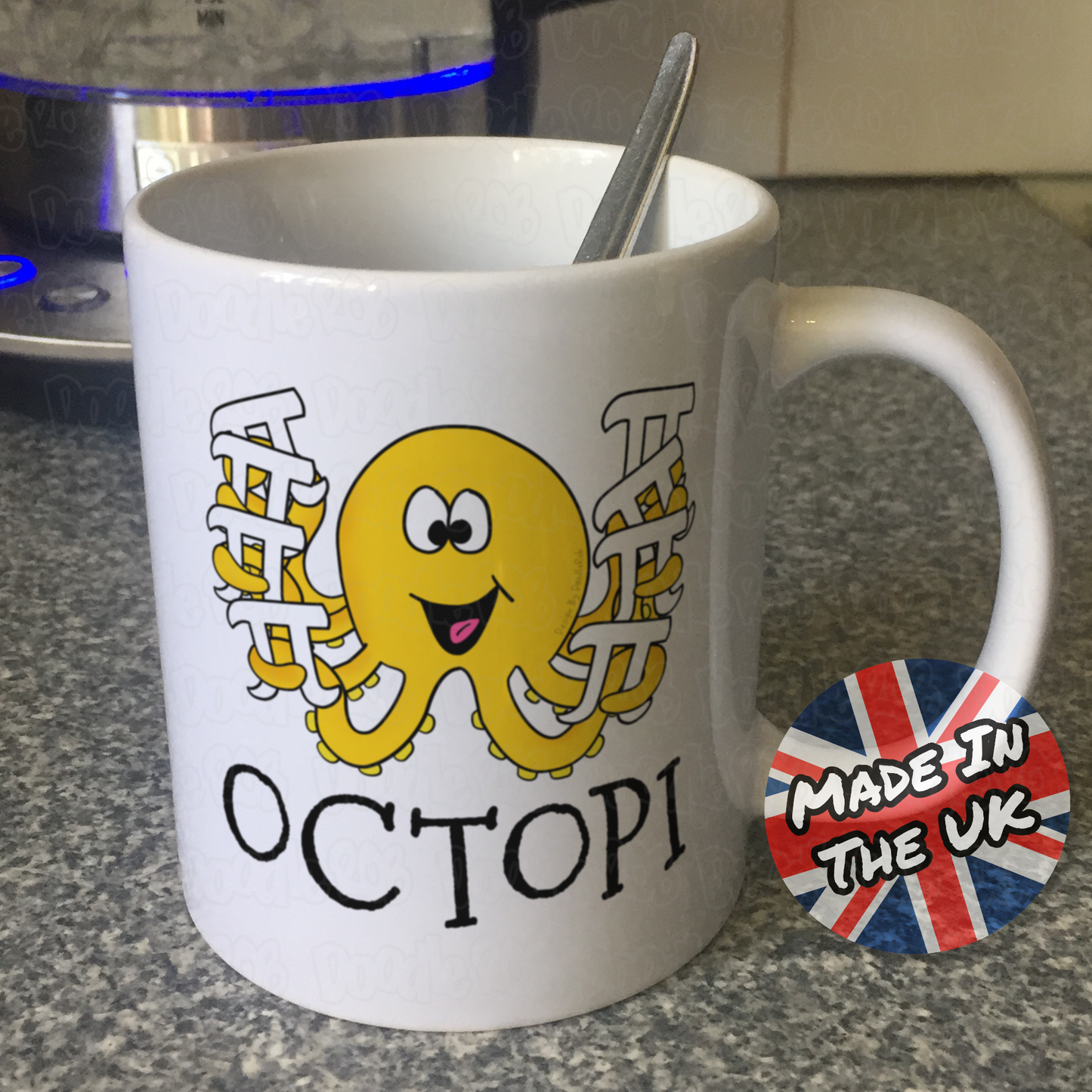 Octopi Mug - Maths Teacher Mug - Pi Day Octopus - Funny Mathematician Gift