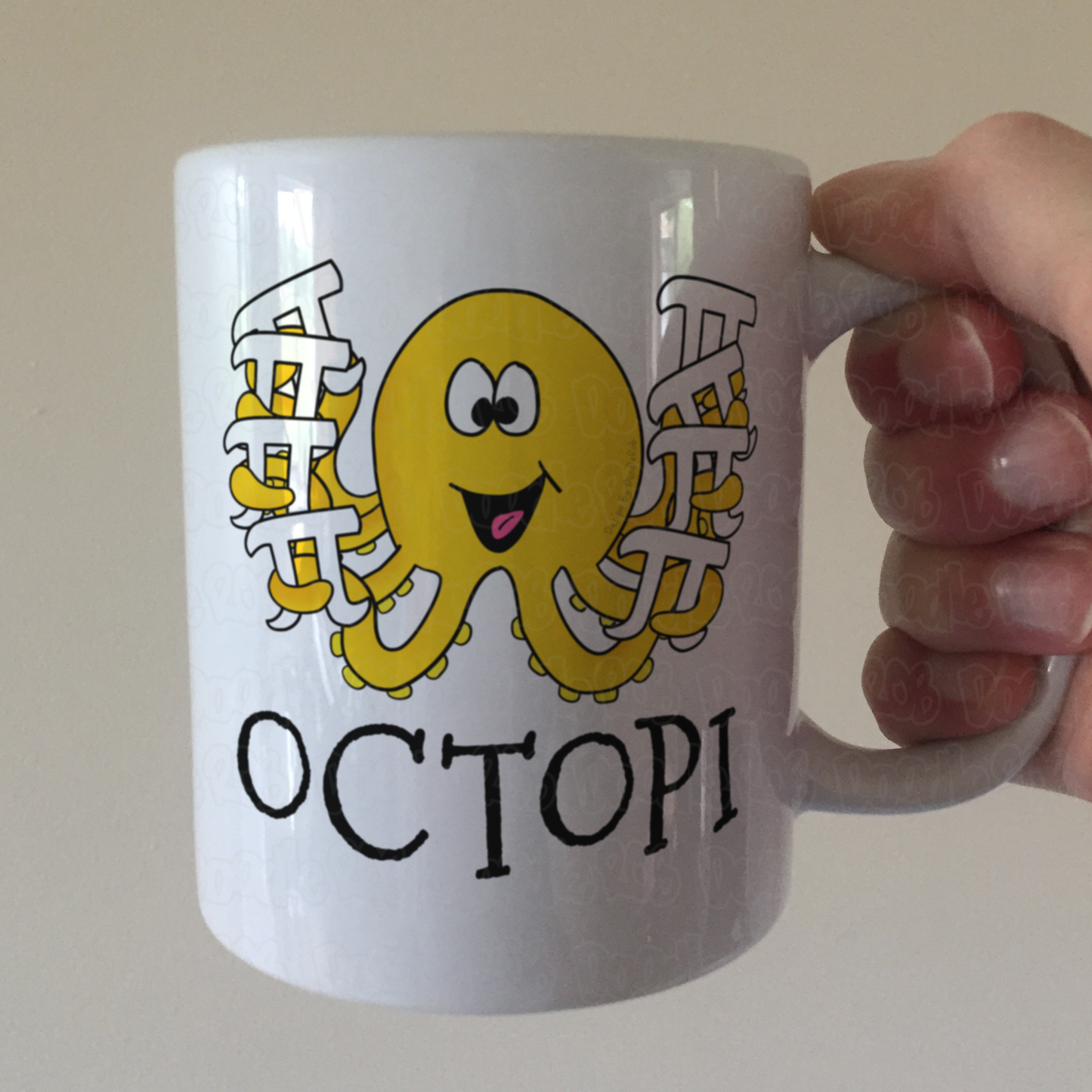 Octopi Mug - Maths Teacher Mug - Pi Day Octopus - Funny Mathematician Gift