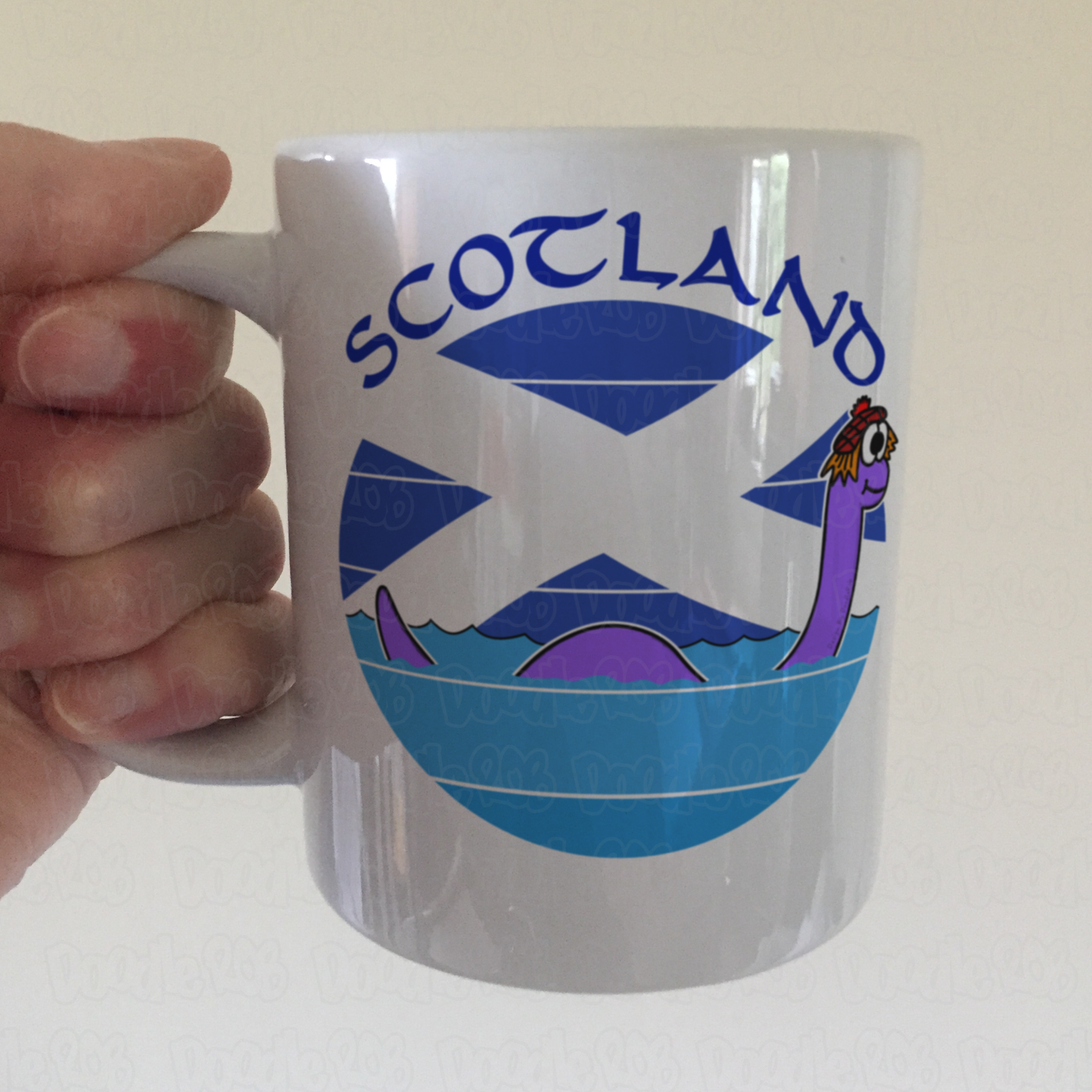 Funny Loch Ness Monster Mug - Scottish Mug For Kids - St Andrew's Day Gift - Scotland Mug