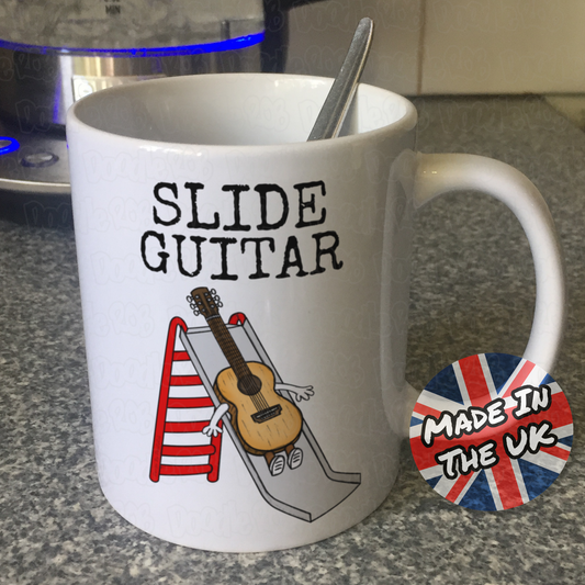 Funny Slide Guitar Mug - Gift For Slide Guitarist - Guitar Teacher Mug