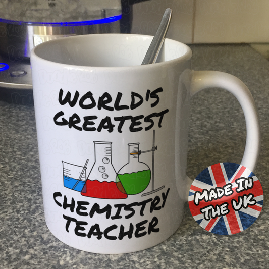 Chemistry Teacher Mug - World's Greatest Chemistry Teacher - Science Teacher Gift