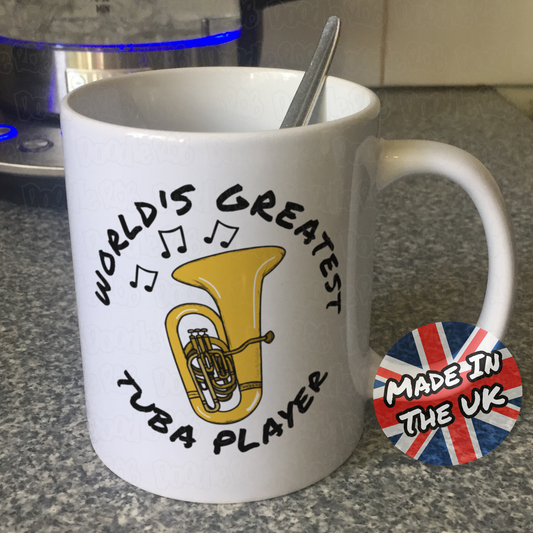 Tubaist Mug - World's Greatest Tuba Player - Brass Musician Gift