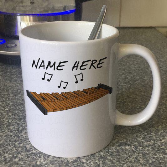 Xylophone Personalised Mug - Custom Gift For Xylophonist - Xylophone Teacher Gift