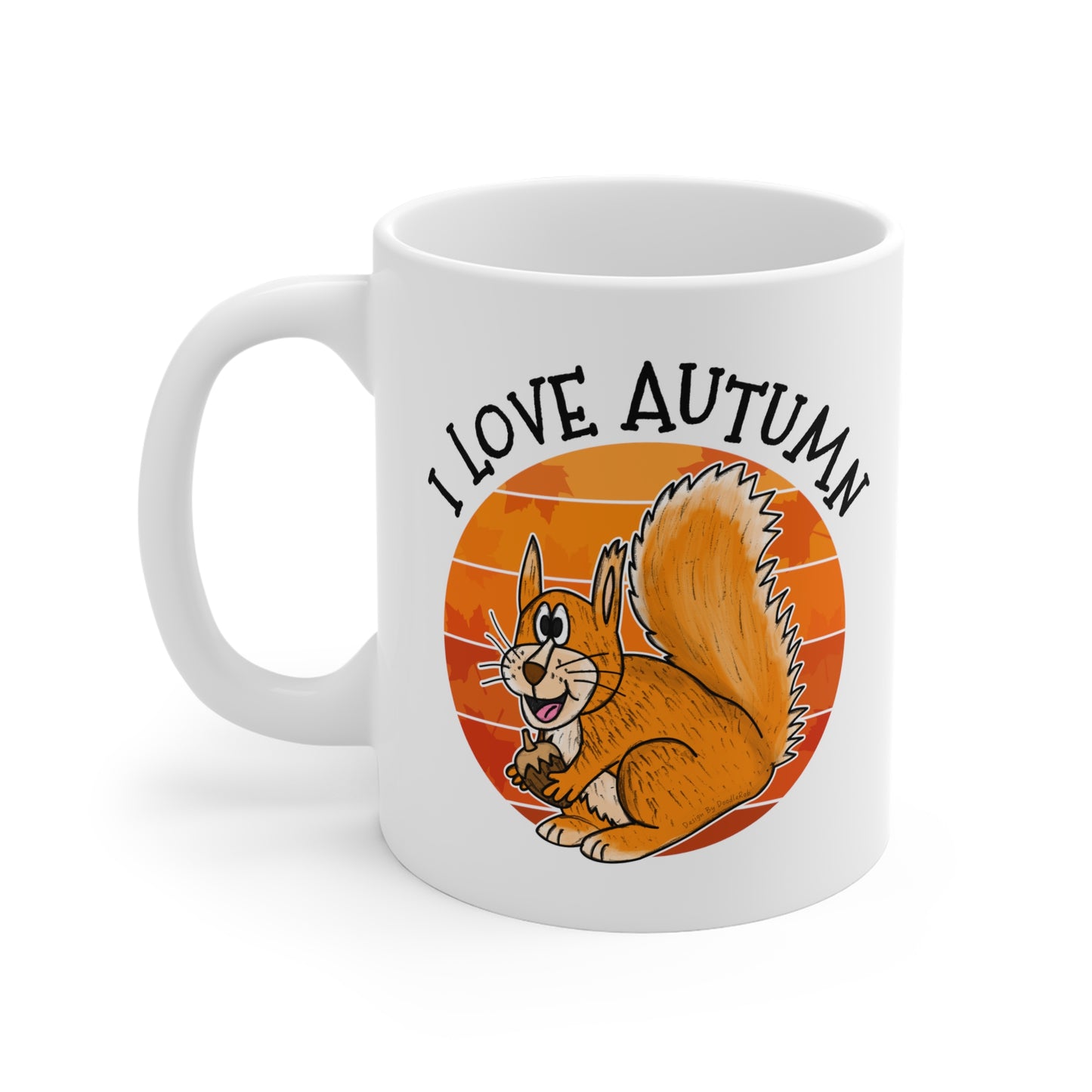 Autumn Squirrel Mug - Nature Lover Mug - Autumn Gift For Her