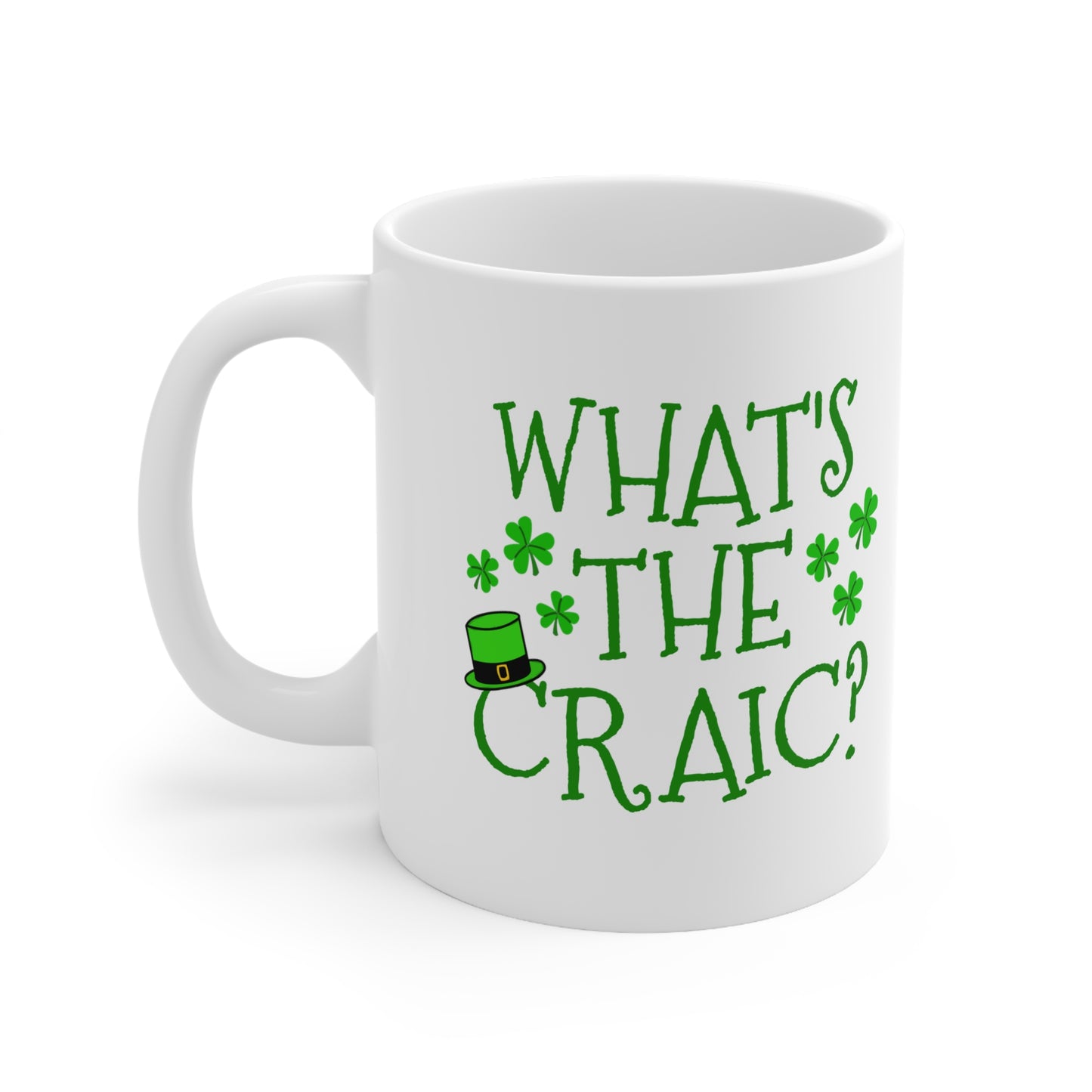 What's The Craic Mug - Funny Irish St Patrick's Day Gift