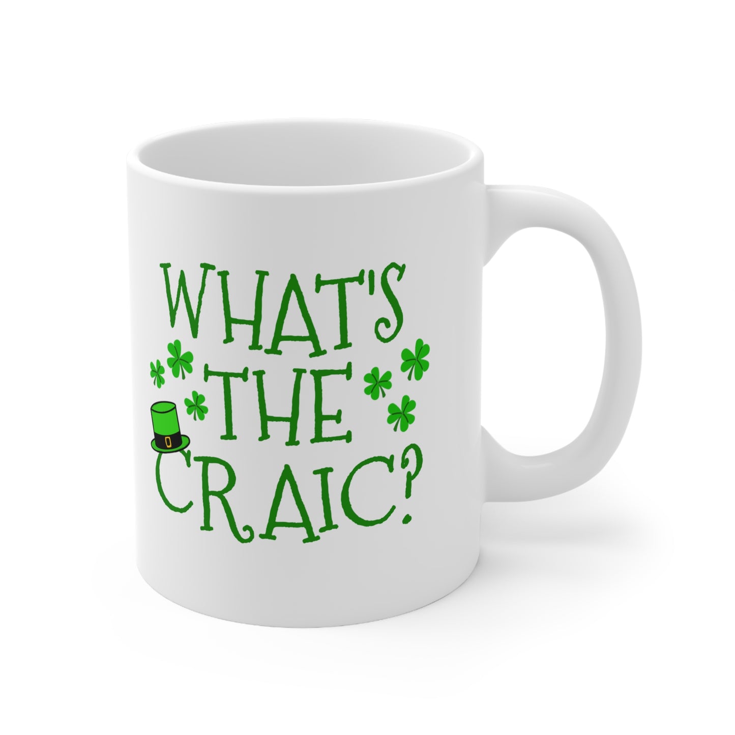 What's The Craic Mug - Funny Irish St Patrick's Day Gift