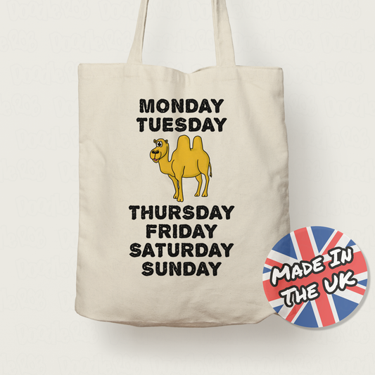 Funny Hump Day Tote Bag - Office Humour - Gift For Project Manager - Joke Work Gift