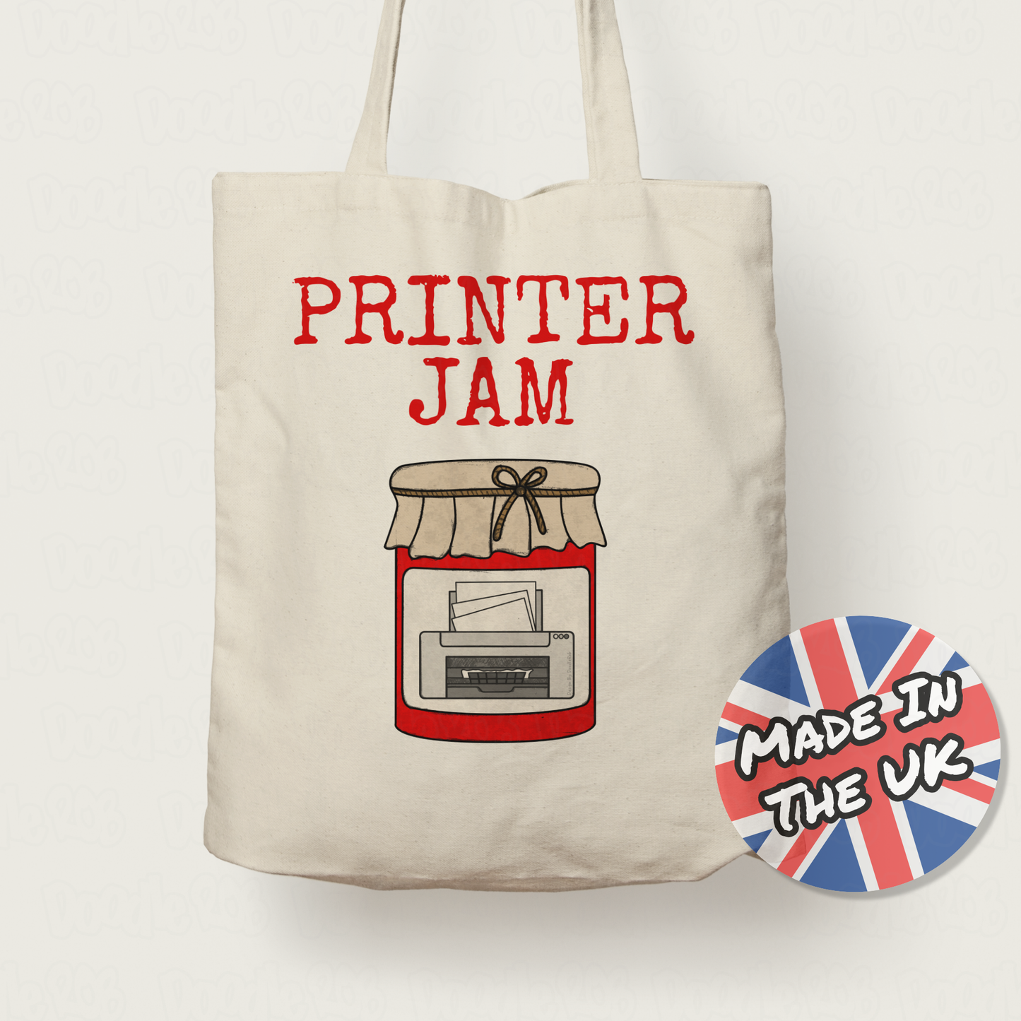 Funny Office Tote Bag - Printer Jam - IT Technician Humour - Gift For Computer Expert