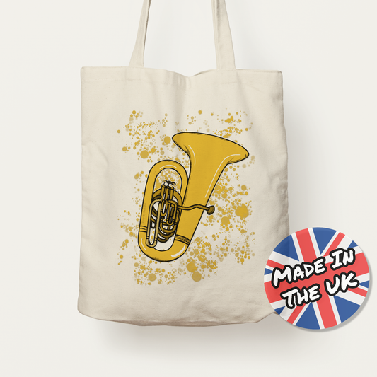 Tuba Tote Bag - Tuba Teacher Gift - Brass Player Tote Bag