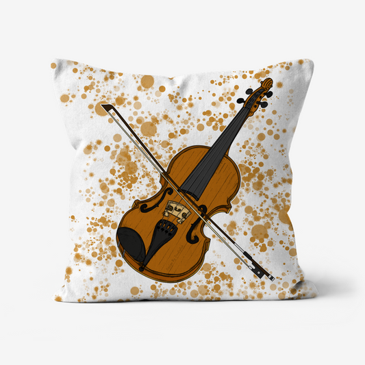 Violin Cushion - Violinist Gift - Musician Home Decor